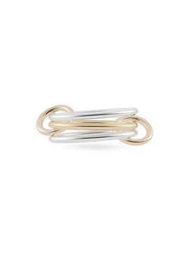 Spinelli Kilcollin Women's Core Solarium Sterling Silver & 18K Yellow Gold Triple-Band Ring