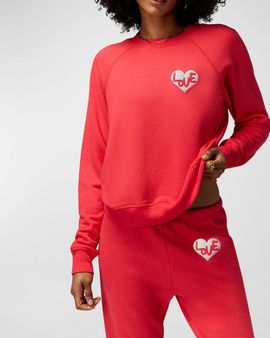 Spiritual Gangster Heart Forever Crewneck Sweatshirt