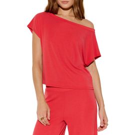 Spiritual Gangster Spiritual Gangster Asha Off the Shoulder Jersey Top