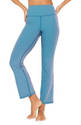 Spiritual Gangster Spiritual Gangster Auralight Ribbed Slim Flare Leggings