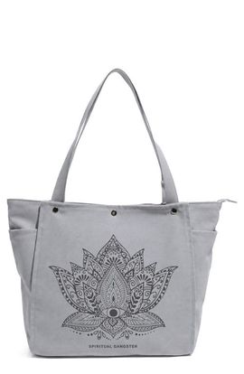 Spiritual Gangster Spiritual Gangster Mandala Lotus Namaste Tote Bag