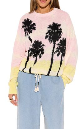 Spiritual Gangster Spiritual Gangster Summer Soul Venice Cotton & Linen Sweater