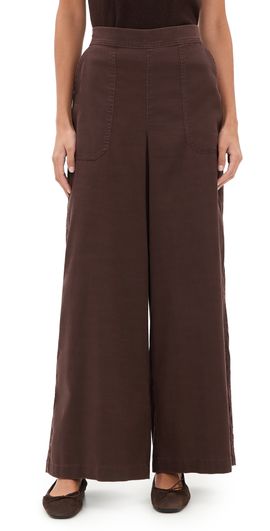 Splendid Splendid Angie Texture Slubbed Pants Java