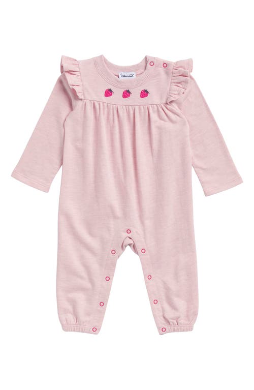 Splendid Splendid Berry Sweet Embroidered Terry Romper