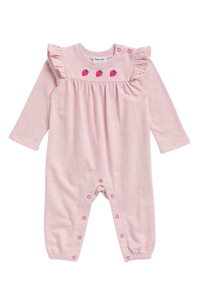 Splendid Splendid Berry Sweet Embroidered Terry Romper