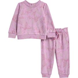 Splendid Splendid Bow Print Sweatshirt & Joggers Set