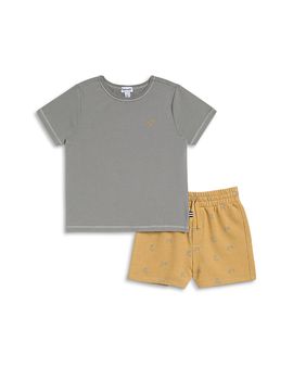 Splendid Splendid Boys' Palm Tree Toss Tee & Shorts Set