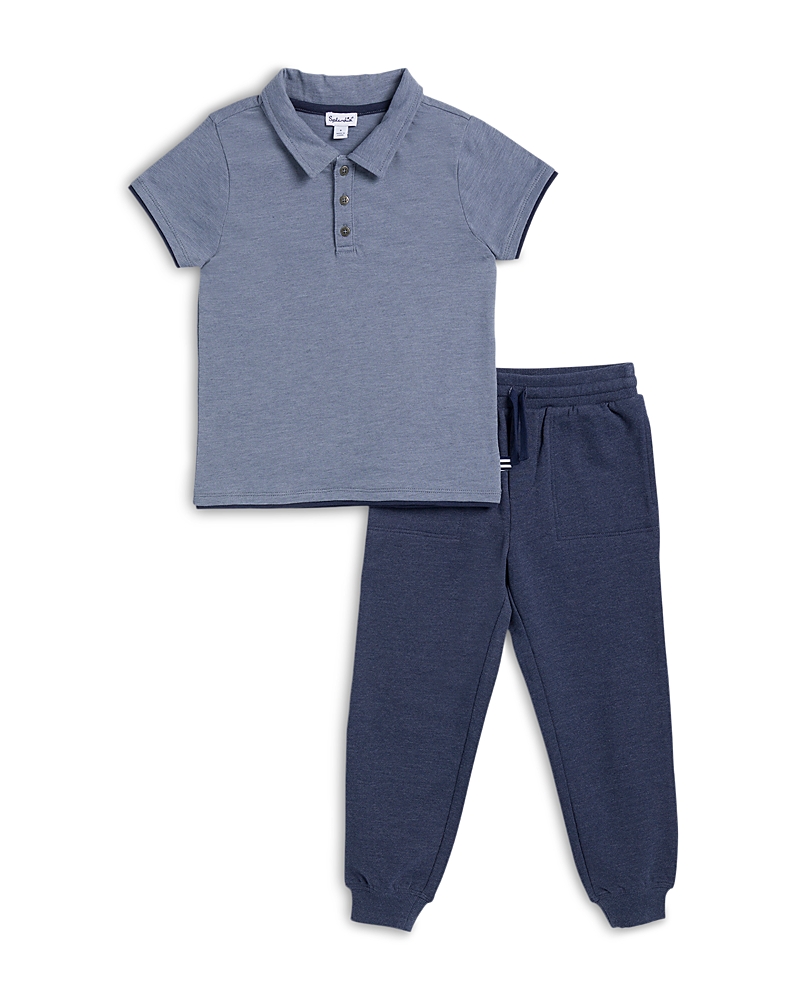Splendid Splendid Boys' Sky's The Limit Polo Top & Jogger Pants Set