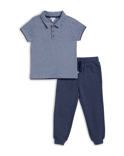 Splendid Splendid Boys' Sky's The Limit Polo Top & Jogger Pants Set