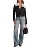 Splendid Splendid Chandler Faux Fur Collar Embellished Sweater - 2