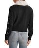 Splendid Splendid Chandler Faux Fur Collar Embellished Sweater - 3