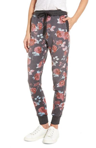 Splendid Splendid Chelsea Rose Print Jogger Pants