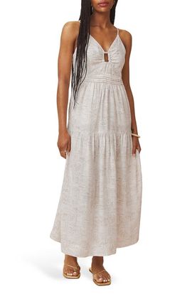 Splendid Splendid Darcy Stamp Print Maxi Dress