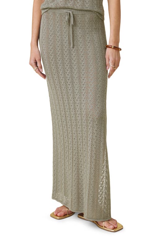 Splendid Splendid Eleni Pointelle Maxi Sweater Skirt