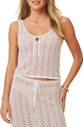Splendid Splendid Eleni Pointelle Sweater Tank