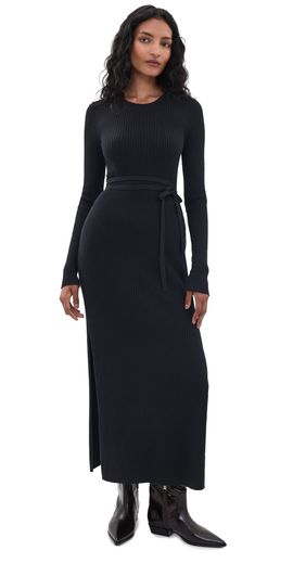 Splendid Splendid Georgie Maxi Sweater Dress Black