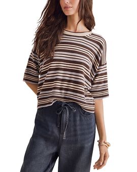 Splendid Splendid Georgie Striped Short Sleeve Sweater