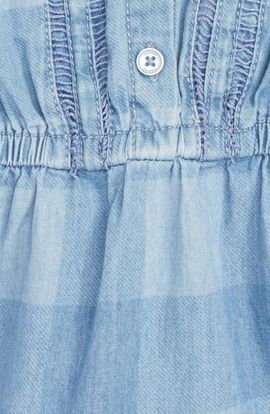 Splendid Splendid Gingham Denim Short Romper