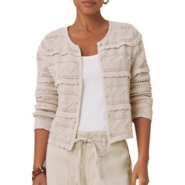 Splendid Splendid Giovanna Open Stitch Cardigan