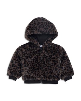 Splendid Splendid Girls' Cheetah Girl Faux Fur Jacket