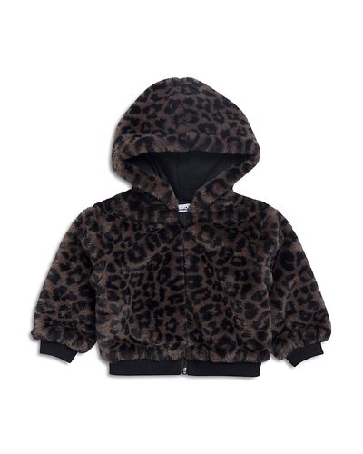Splendid Splendid Girls' Cheetah Girl Faux Fur Jacket