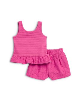 Splendid Splendid Girls' Smocked Tank & Shorts Set