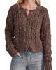Splendid Splendid Hartford Pompom Cotton Blend Cardigan - 1