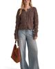 Splendid Splendid Hartford Pompom Cotton Blend Cardigan - 5
