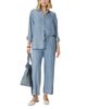 Splendid Splendid Indigo Chambray Button Down Shirt - 2