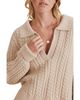 Splendid Splendid Jenson Cable Knit Polo Sweater - 5