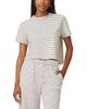 Splendid Splendid Kennedy Stripe Short Sleeve Sweatshirt - 1