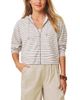 Splendid Splendid Kennedy Stripe Zip Up Sweatshirt - 1