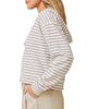 Splendid Splendid Kennedy Stripe Zip Up Sweatshirt - 5