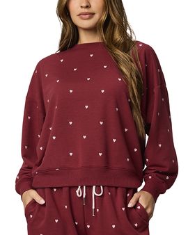 Splendid Splendid Love Lounge Embroidered Sweatshirt