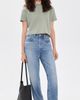 Splendid Splendid Palmer Terry Short Sleeve Tee Eucalyptus - 5