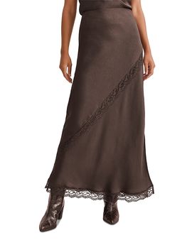 Splendid Splendid Penelope Lace Maxi Slip Skirt
