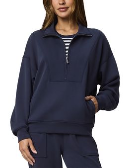 Splendid Splendid Scubasoft Quarter Zip Sweatshirt
