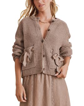 Splendid Splendid Selena Satin Tie Cardigan