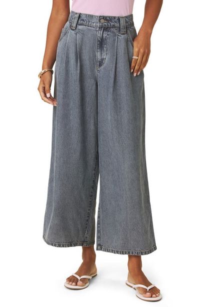 Splendid Splendid Spencer Wide Leg Pleat Crop Jeans
