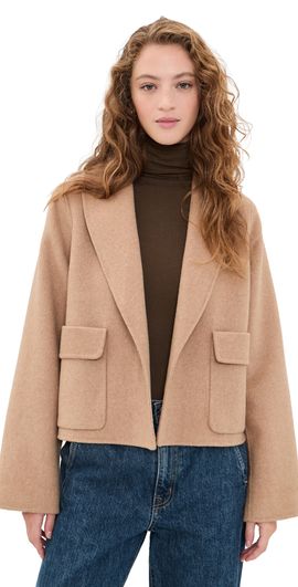 Splendid Splendid Splendid x Cella Jane Crop Icon Coat Praline