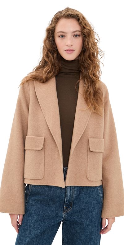 Splendid Splendid Splendid x Cella Jane Crop Icon Coat Praline