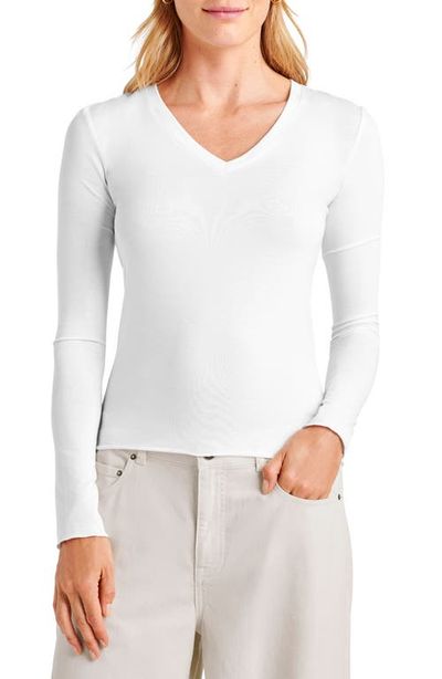 Splendid Splendid V-Neck Long Sleeve Tee