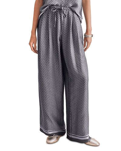 Splendid Splendid Valerie Pleated Print Pants