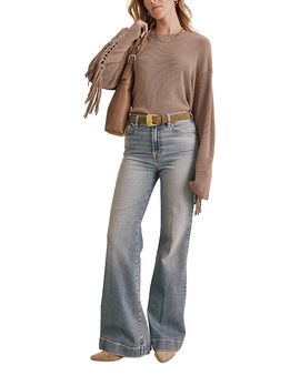 Splendid Splendid Willow Fringe Sleeve Sweater