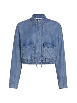 Splendid Women's Breck Cropped Chambray Jacket