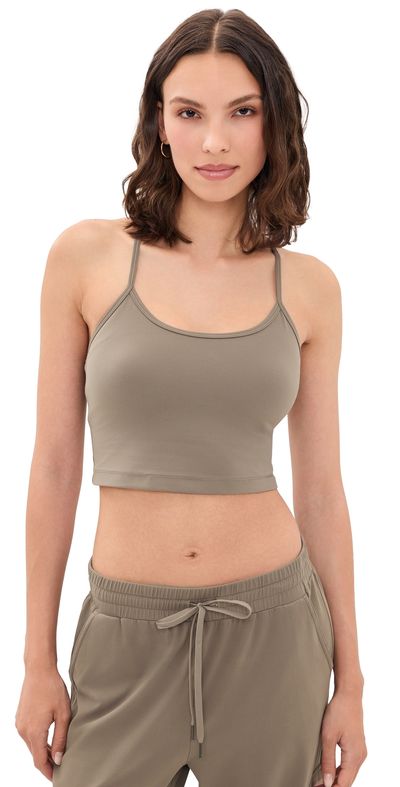 Splits59 Splits59 Airweight Crop Tank Lentil