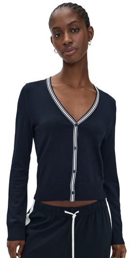 Splits59 Splits59 Bekah Knit Cardigan Indigo/White