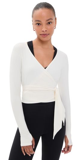 Splits59 Splits59 Bella Airweight Lite Wrap Top White