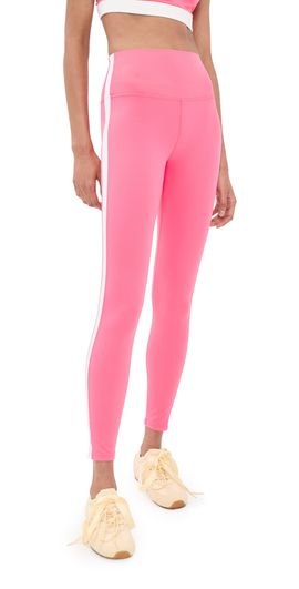 Splits59 Splits59 Clare High Waist Rigor 7/8 Ankle Leggings Strawberry/White
