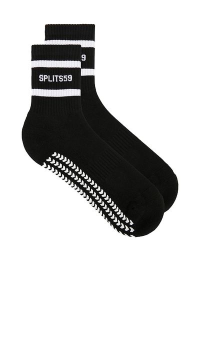 Splits59 Logo Stripe Ankle Grip Socks
